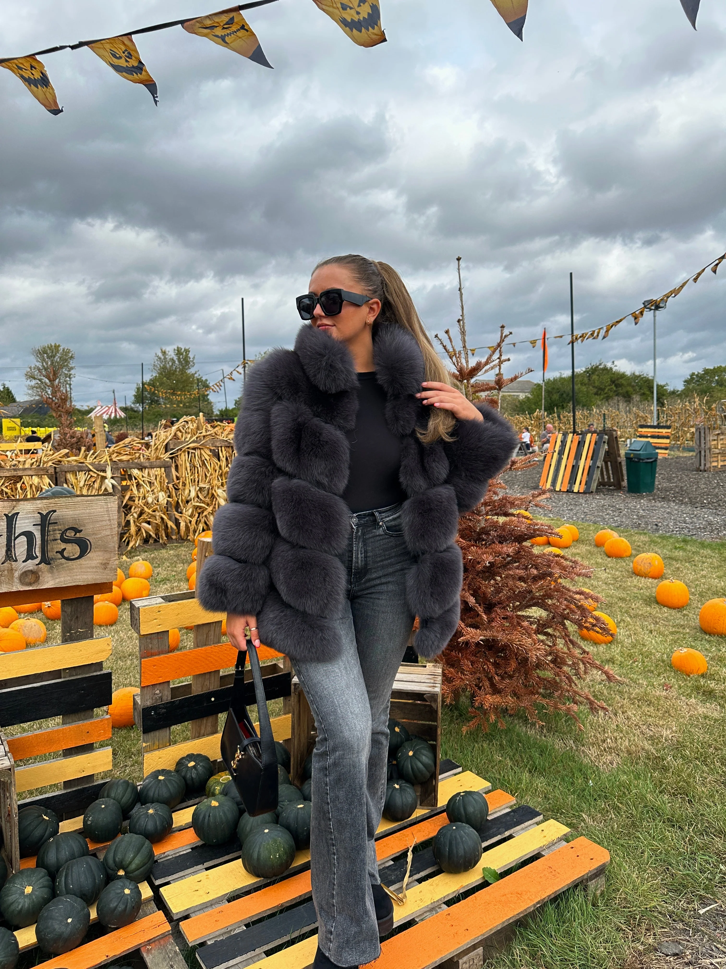 5 Rows Collar Coat - Image 3