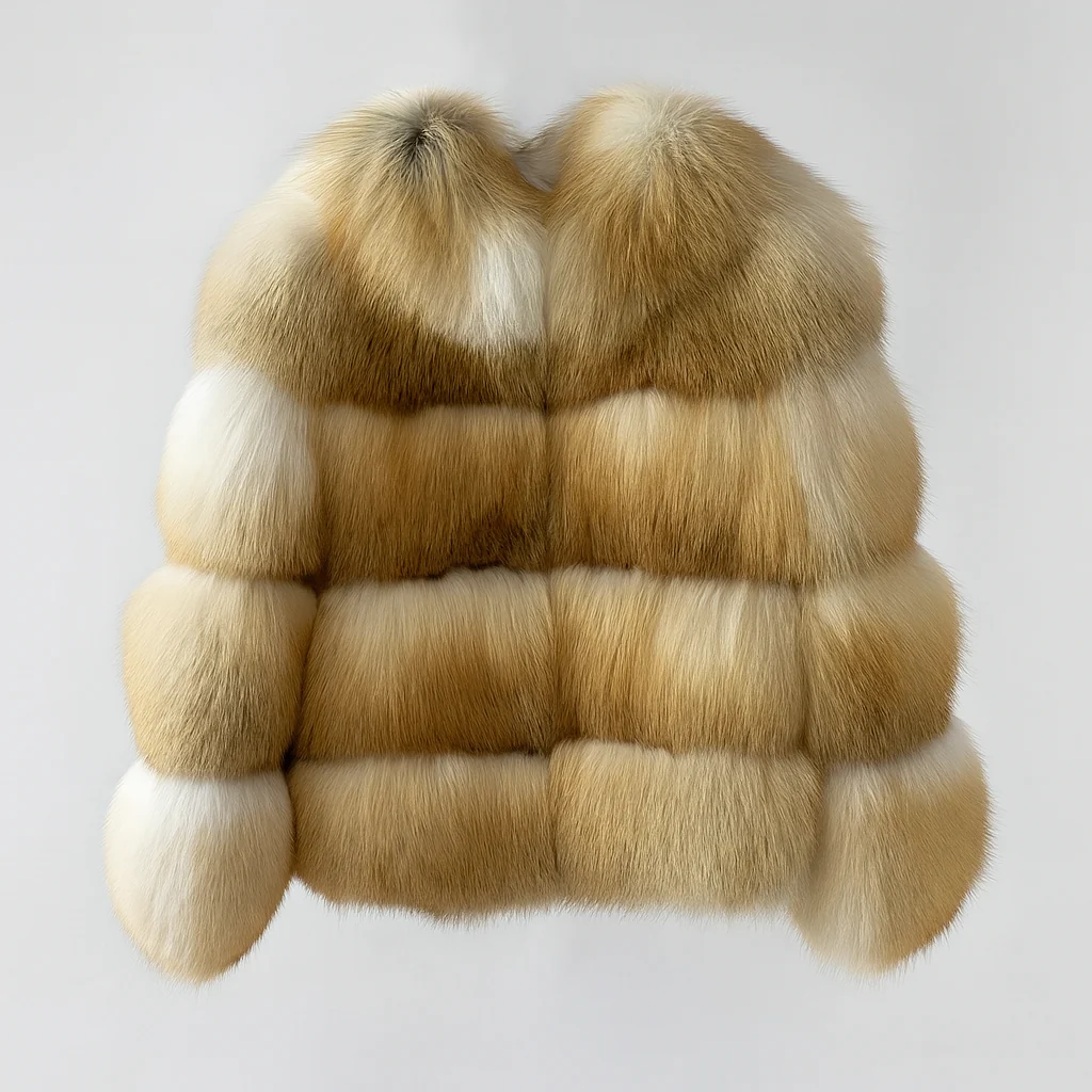 Bubble Collar Coat - Golden Island - Image 4