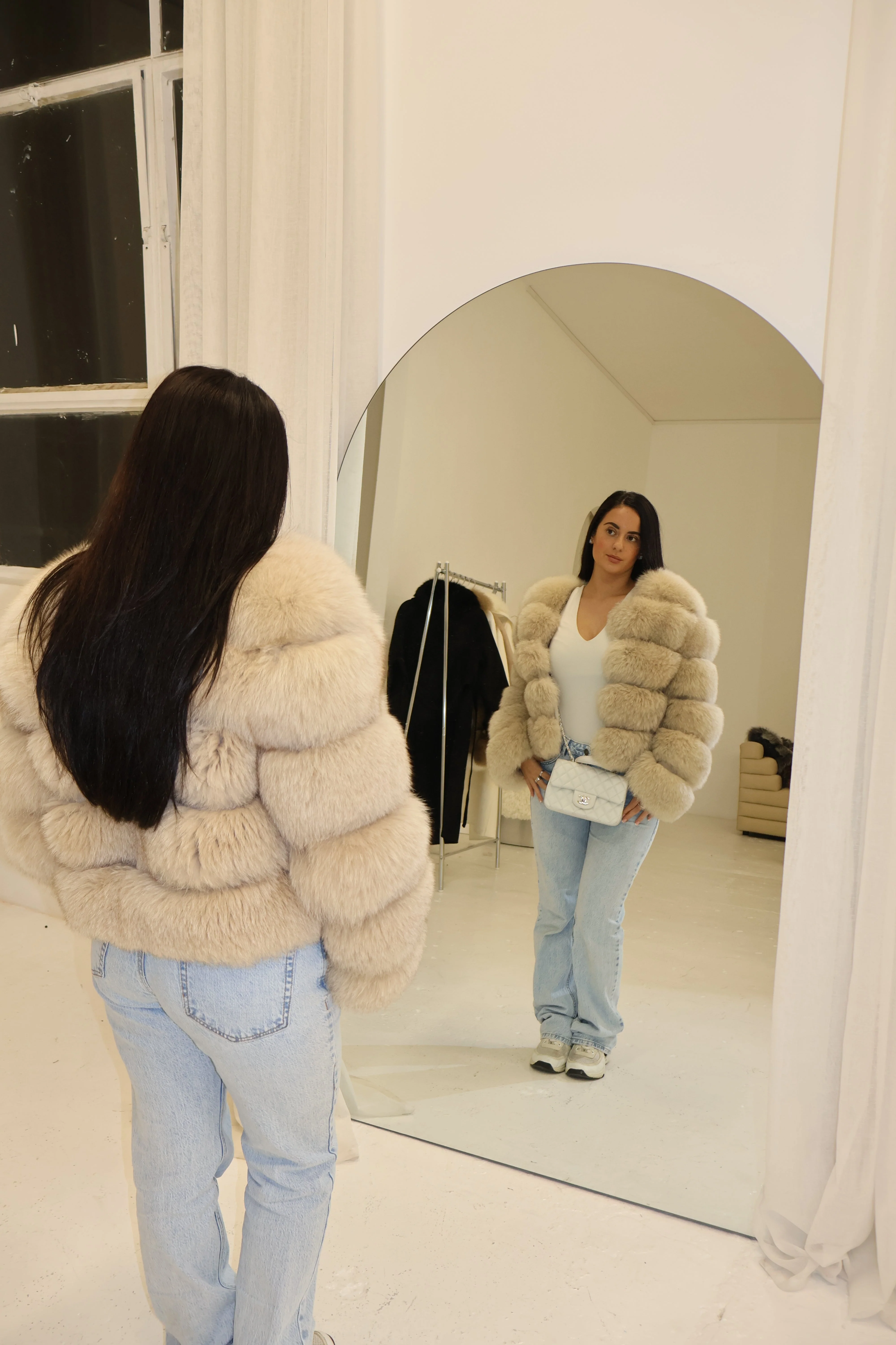 Bubble Cropped Coat - Image 8