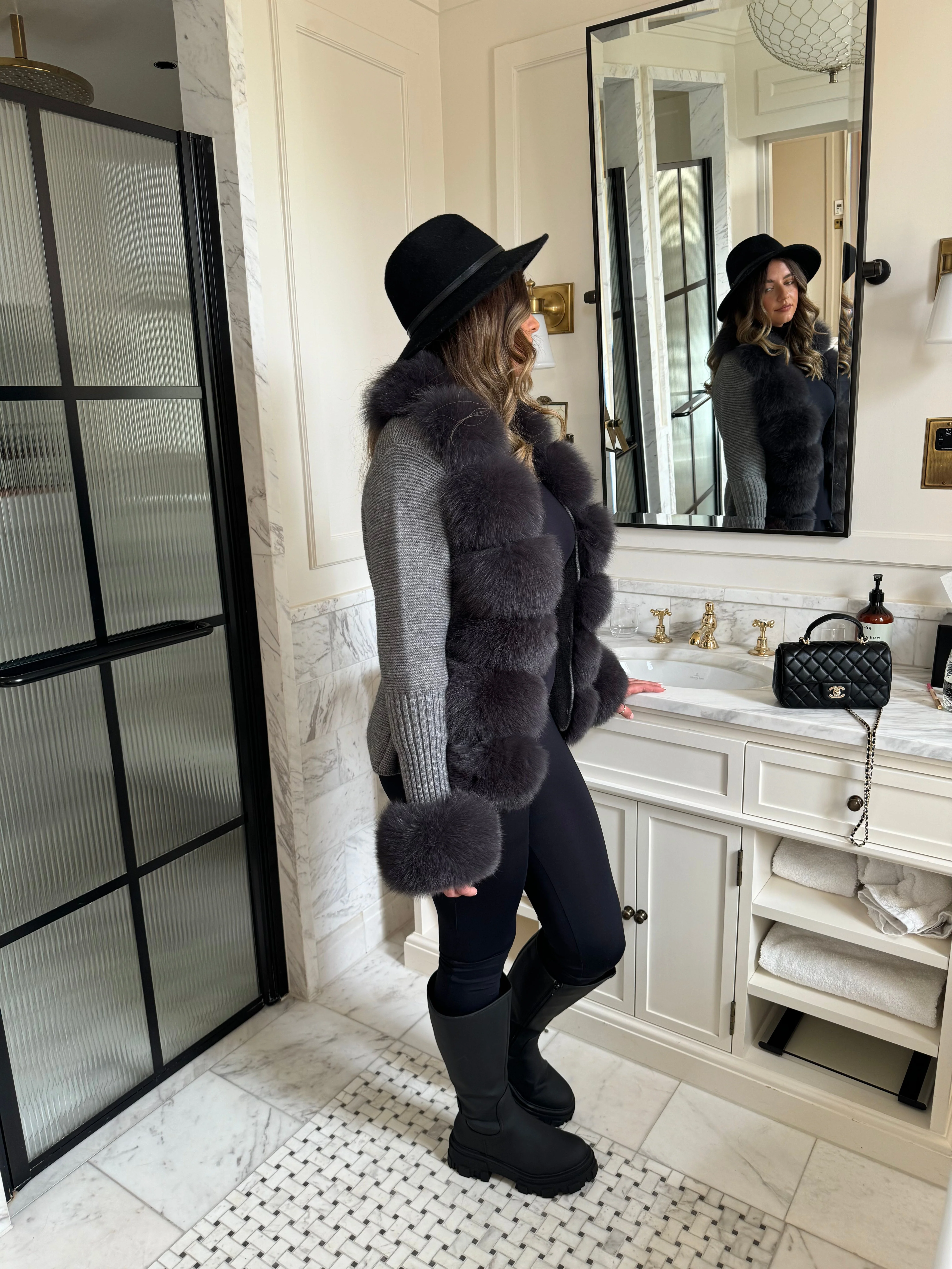 Cardigan with Collar & Cuffs - Image 11