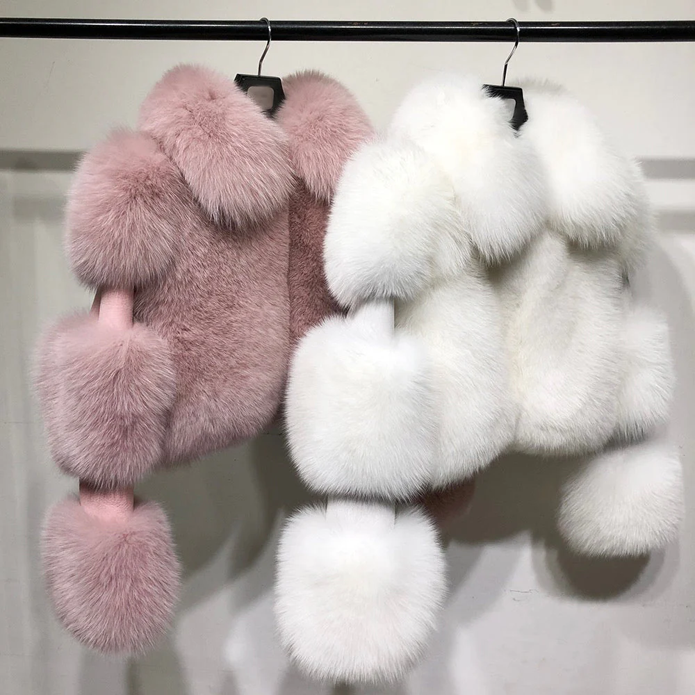 Cropped Collar Coat with Leather Sleeves - Image 4