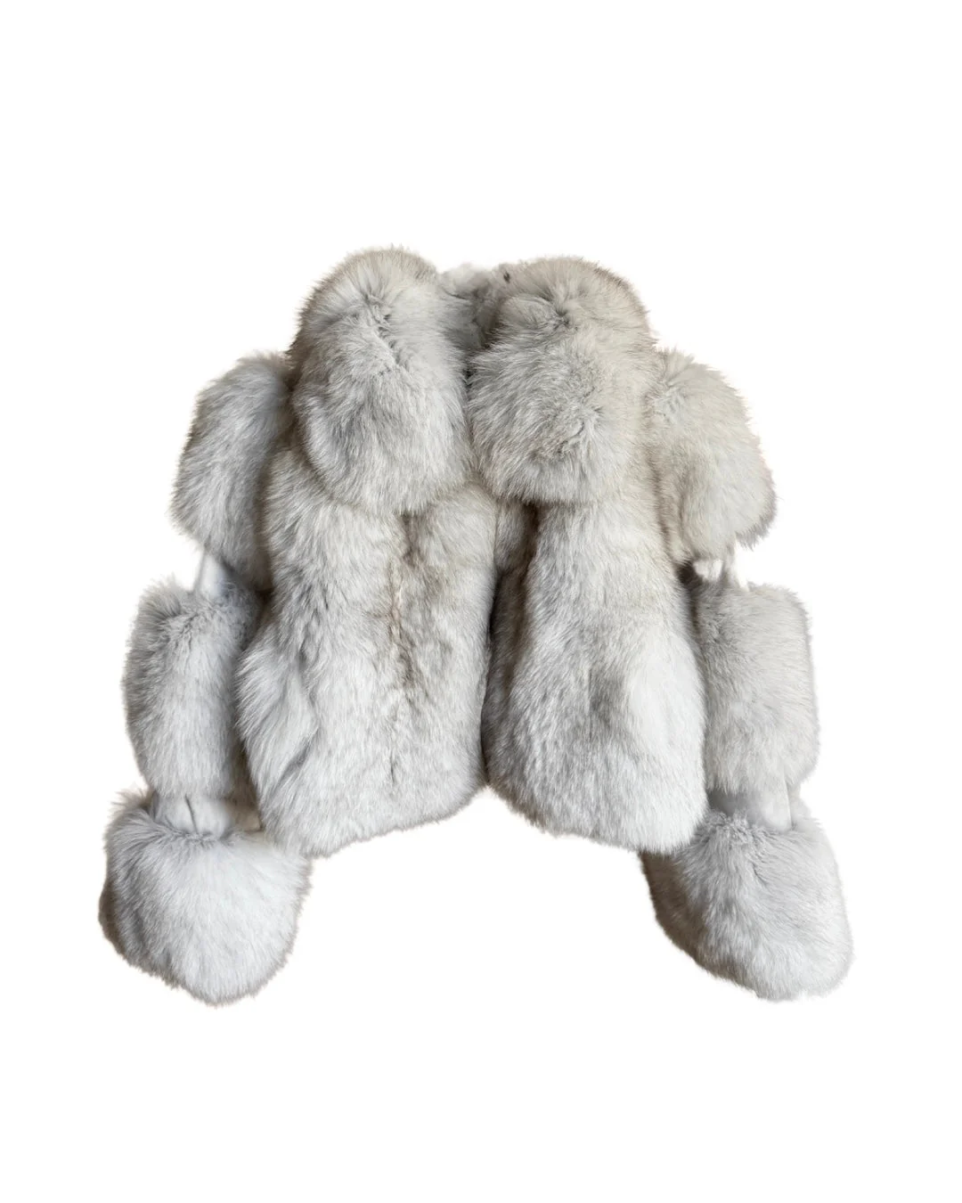 Cropped Collar Coat with Leather Sleeves - Image 7