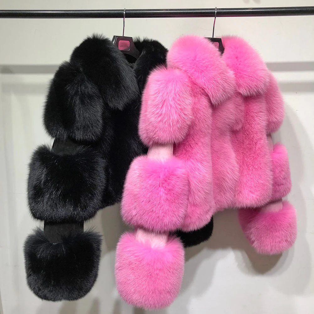 Cropped Collar Coat with Leather Sleeves - Image 8