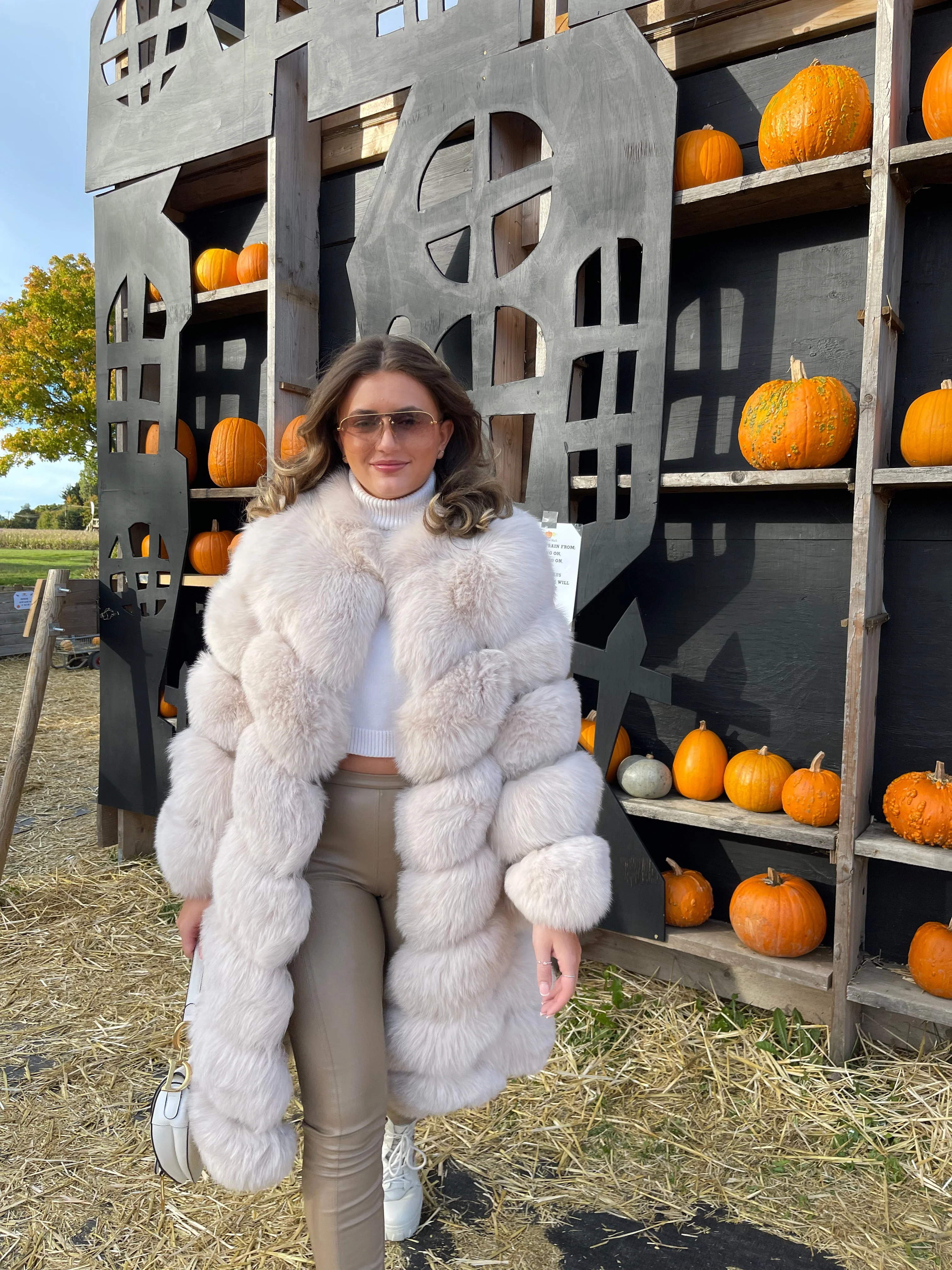 Overlap Long Coat - Brown UK12 | L | US10 - Image 3