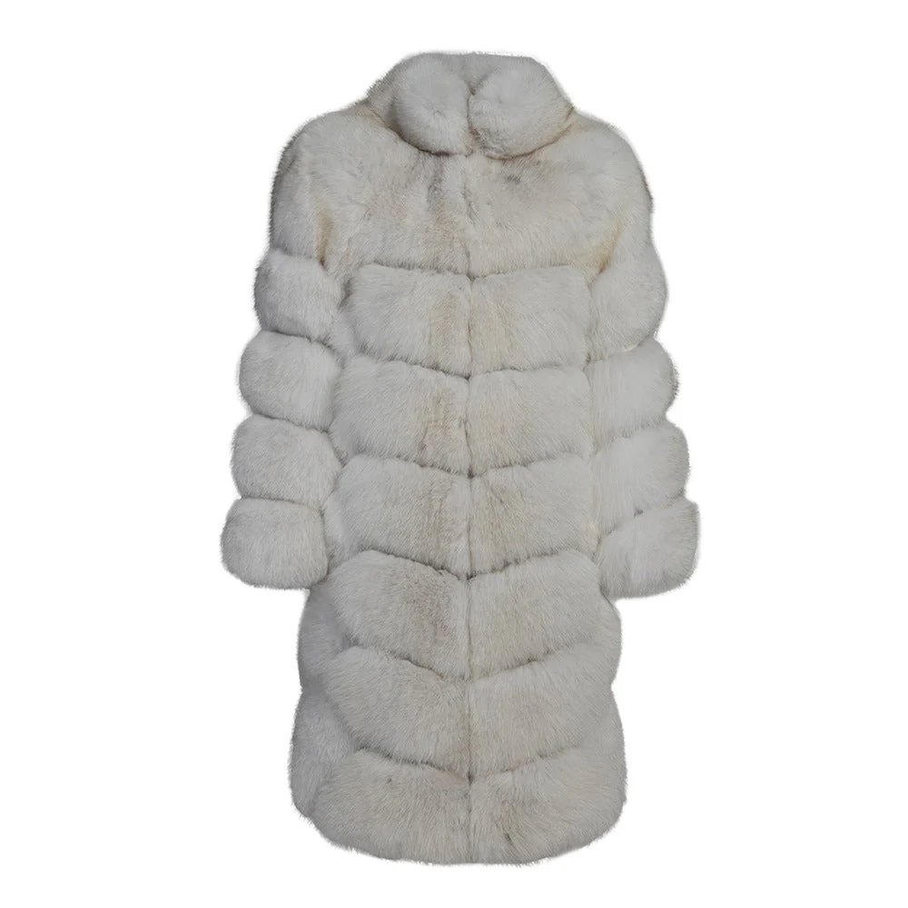 Overlap Long Collar Coat - Image 7