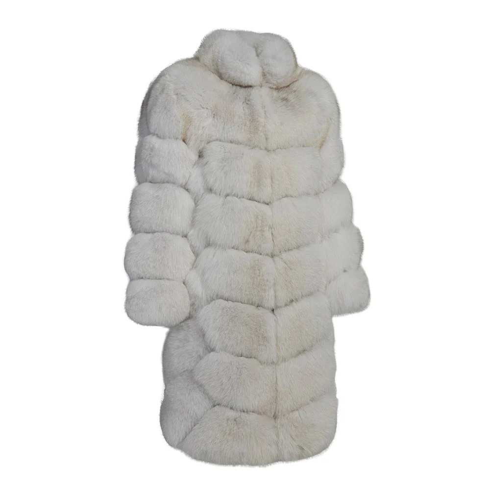 Overlap Long Collar Coat - Image 8