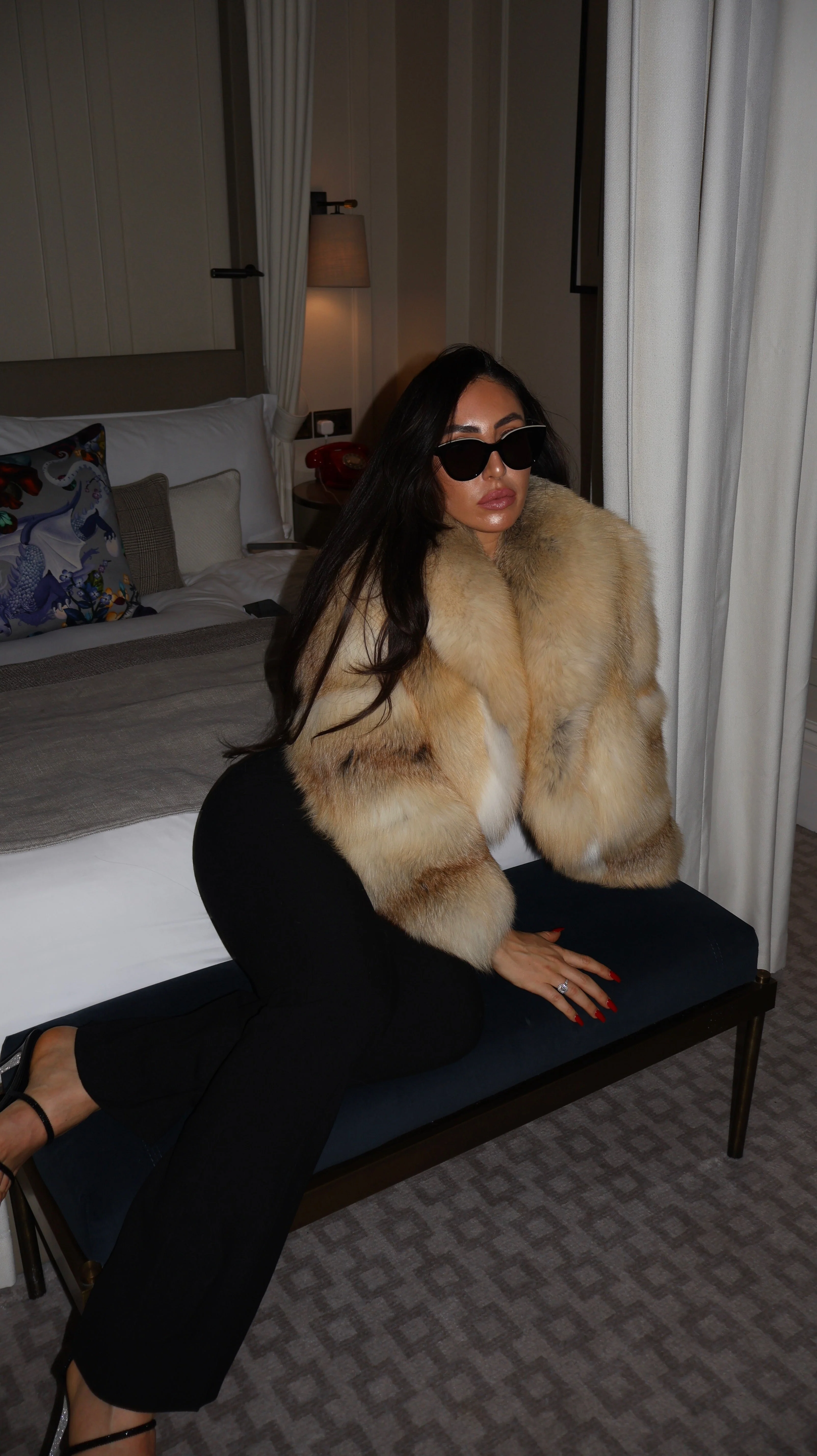 Straight Rows Collar Coat - Image 3