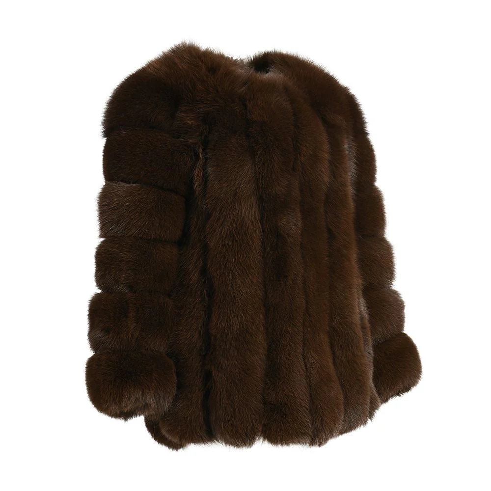 Straight Rows Long Coat - Image 11