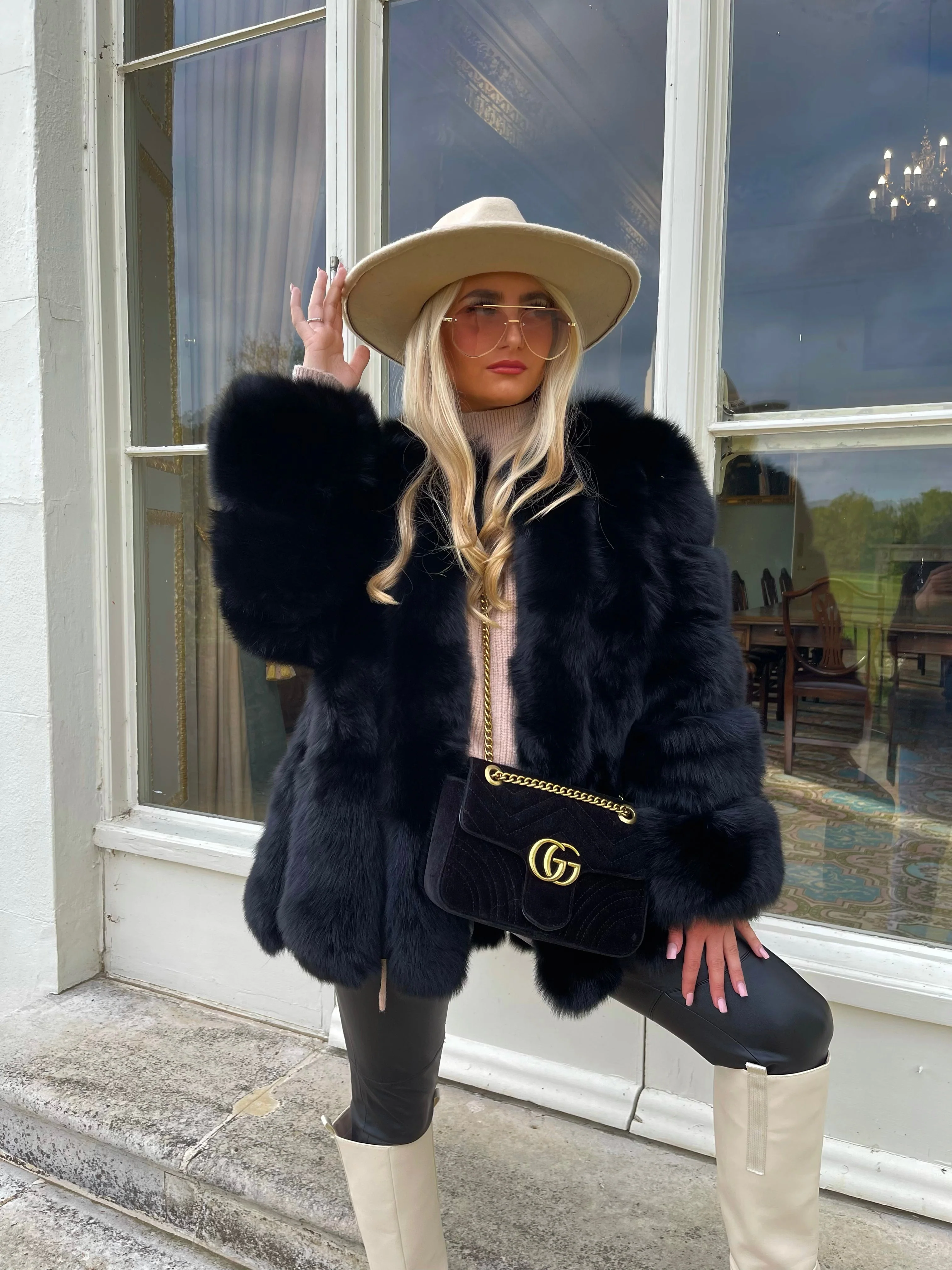 Straight Rows Long Coat - Image 5