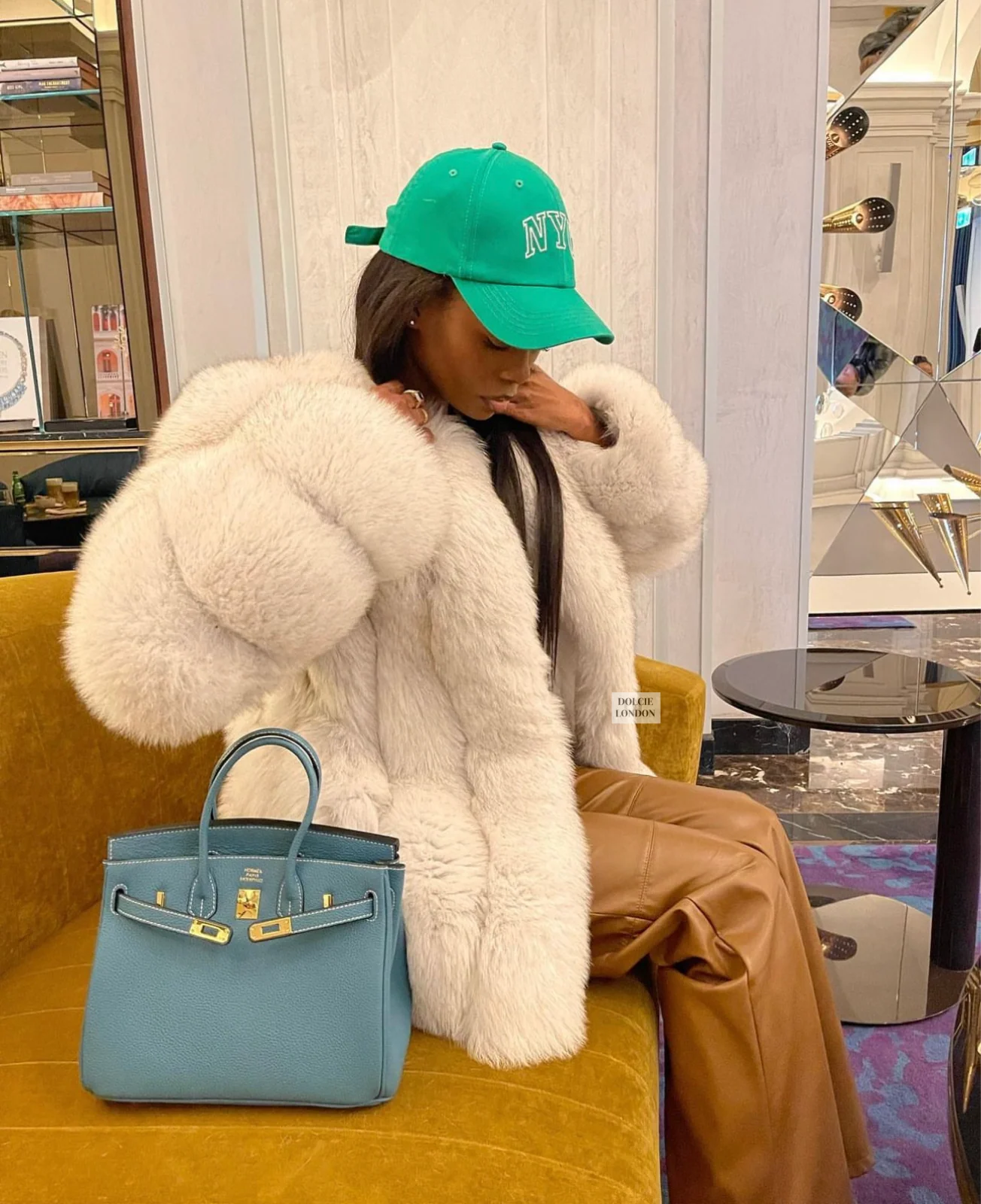 Straight Rows Long Coat - Image 9